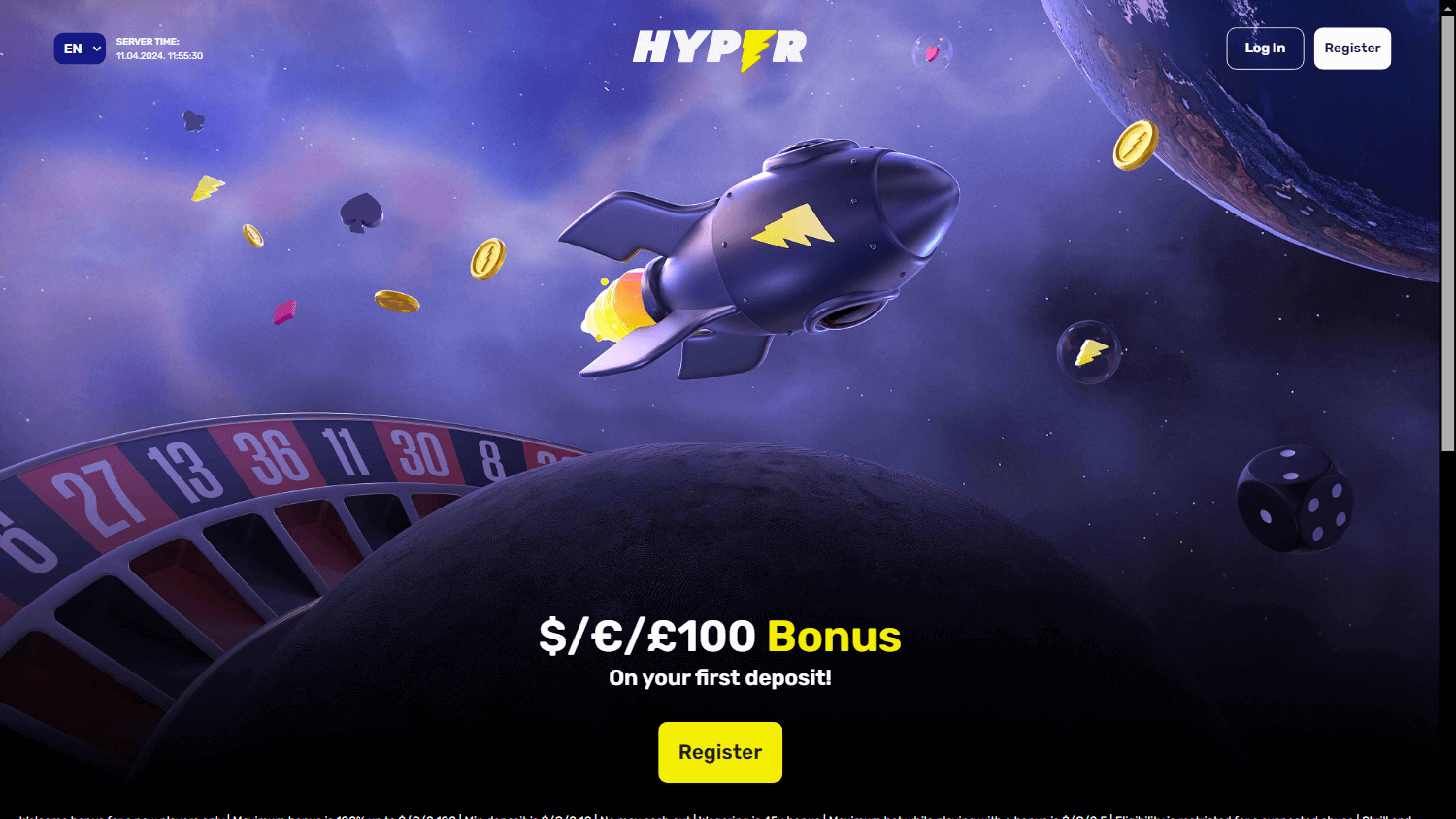 Hyper Casino Desktop screenshot